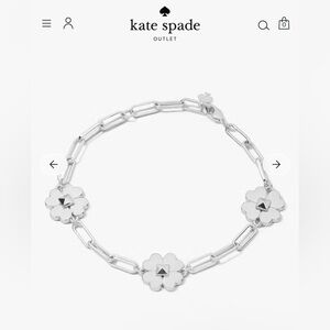Kate Spade Silver Spade Bracelet